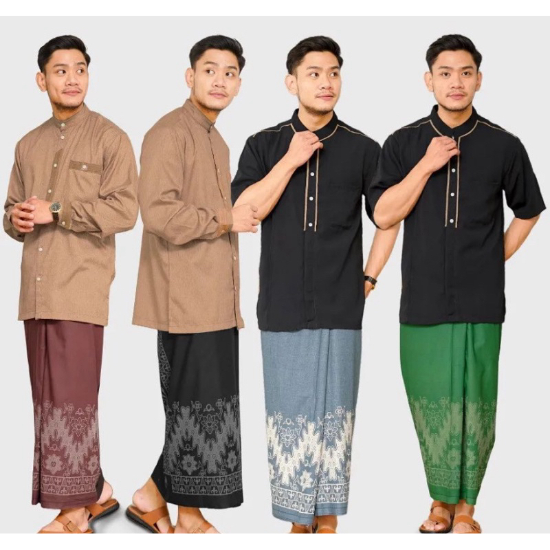 Sarung Wadimor Motif Bali Warna Kain Sarung Pria Tenun Tradisional Batik Premium Dewasa Sholat Pria