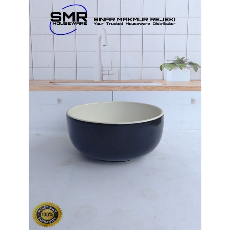 ( 3 PCS ) MANGKOK RAMEN KERAMIK HITAM JAPAN STYLE | MANGKOK KERAMIK DUA WARNA | MANGKOK RAMEN KERAMI