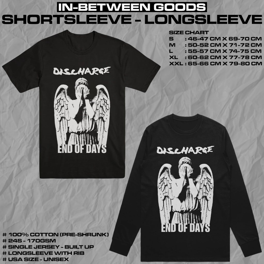 DISCHARGE - END OF DAYS | T-SHIRT | LONGSLEEVE | BAND MERCH
