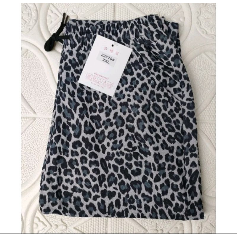Celana kulot leopard pinkdose original