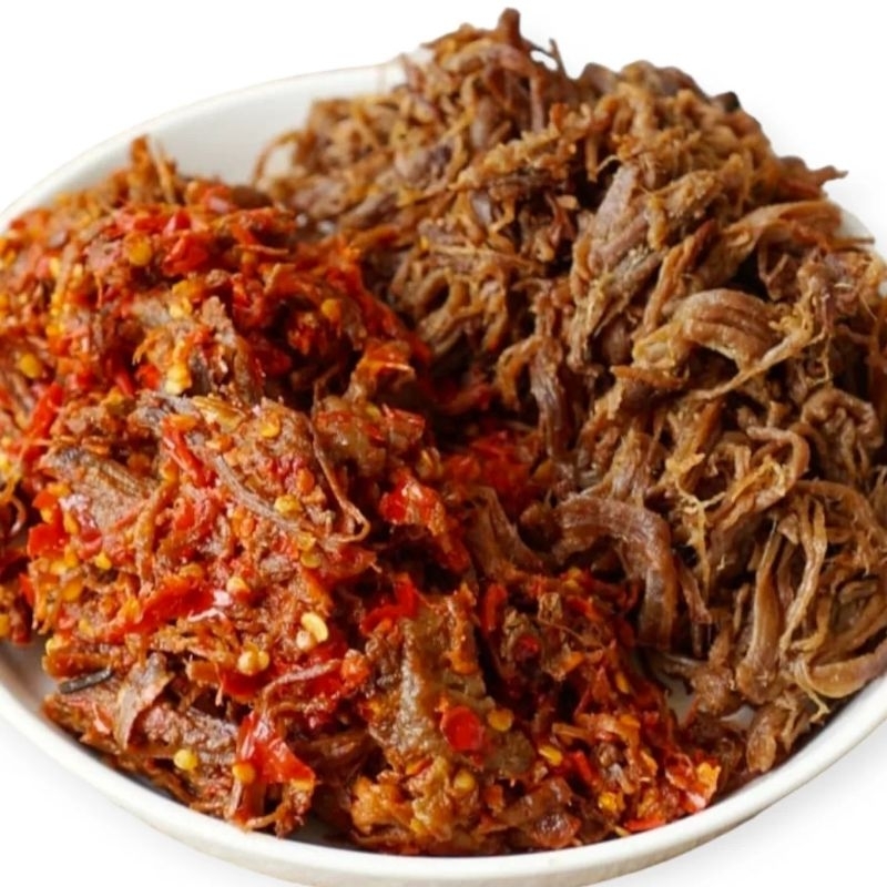 

Sambal daging suwir rendang spicy