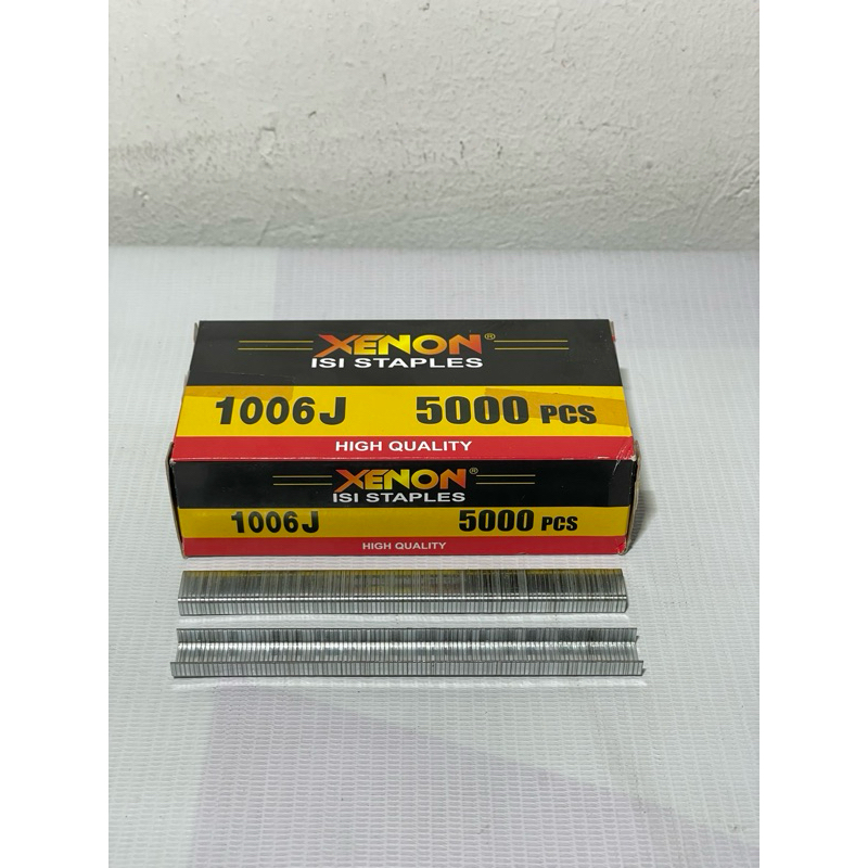 

isi staples tembak 1006 j xenon / isi staples tembak / refill staples gun / staples 1006 j xenon / isi staples tembak 6mm xenon