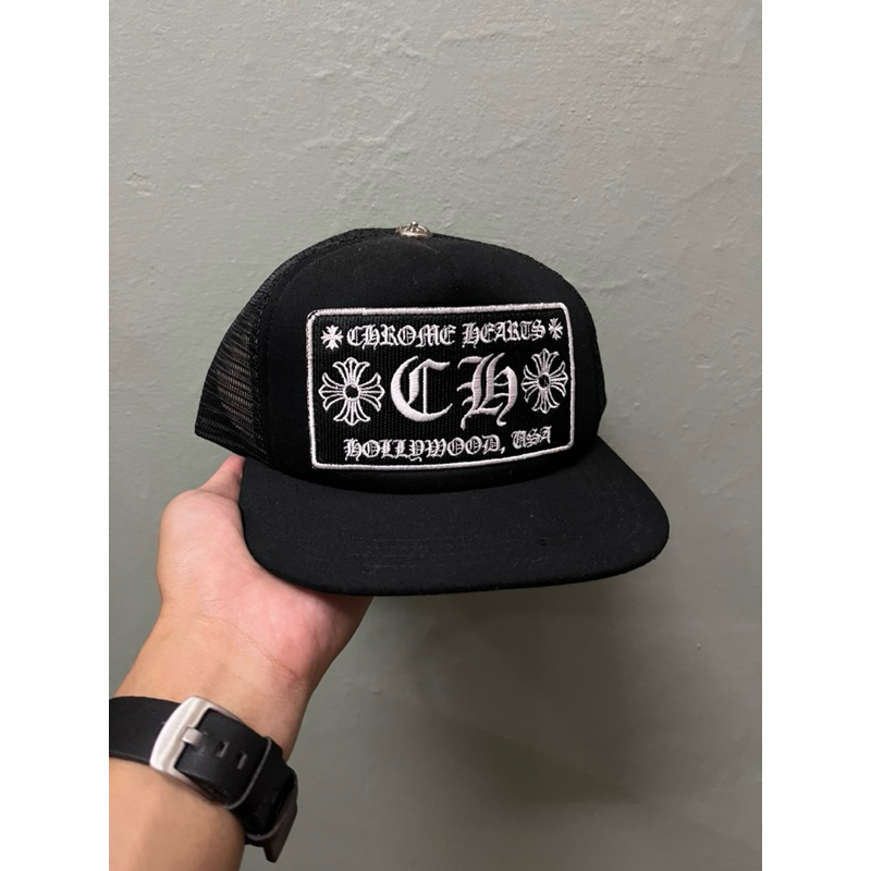 Topi Chrome Hearts “ Hollywood - USA “ Trucker Hat