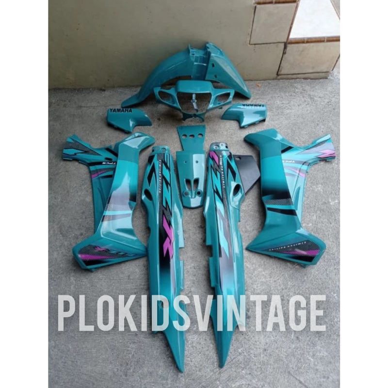 FULL BODY HALUS YAMAHA FIZR FIZ R HIJAU TOSCA STRIPING CUSTOM