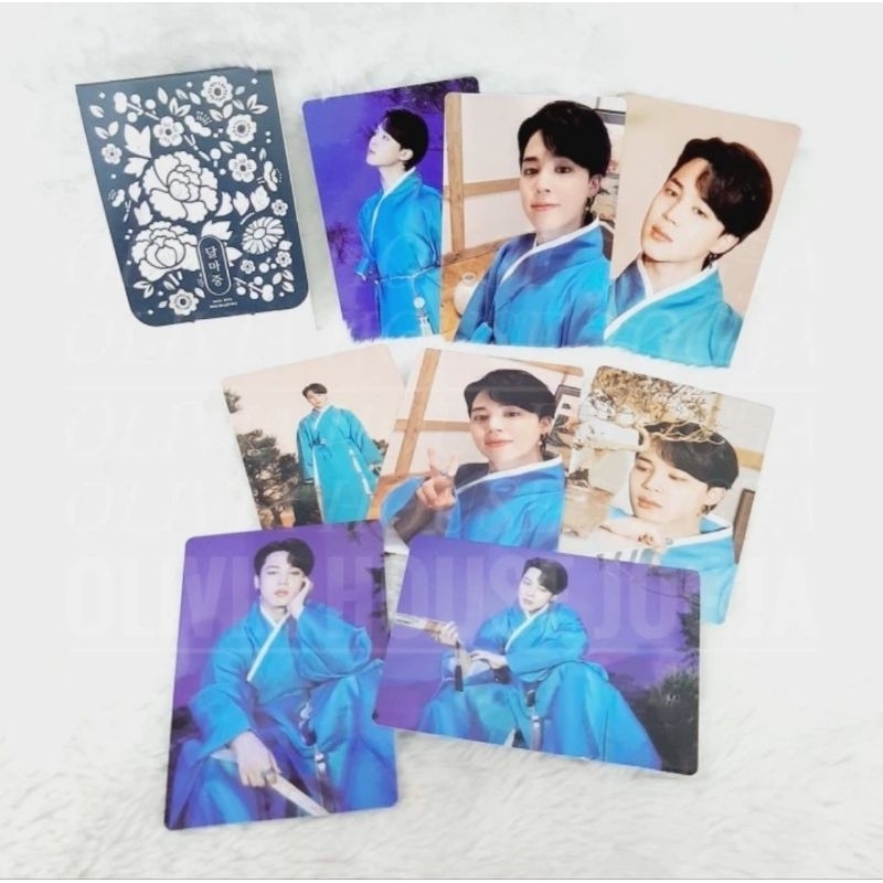 Photocard Jimin BTS Dalmajung 2021 Mini Photocard BTS Jimin Hanbok Dalmajung 2021
