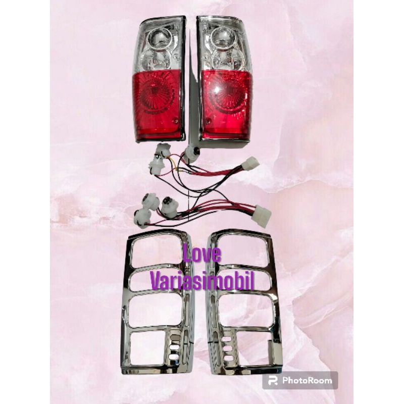 Lampu stop kijang super + Garnish belakang