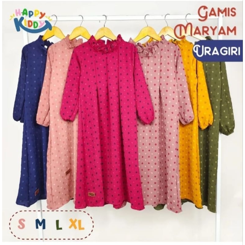 Gamis Anak Maryam Crinkle Uragiri
