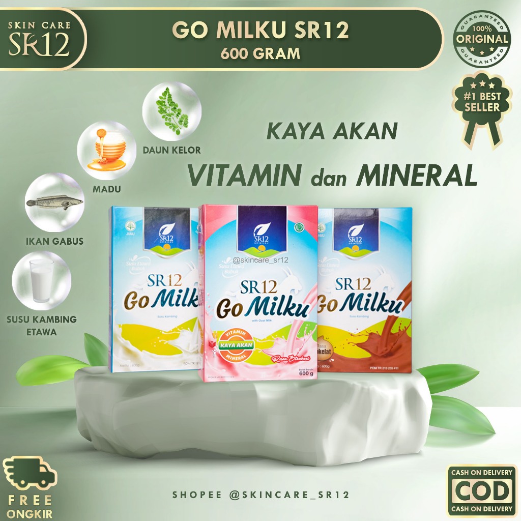 

GO MILKU SR12 600 GR / GOMILKU SR12 / SUSU KAMBING ETAWA SR12