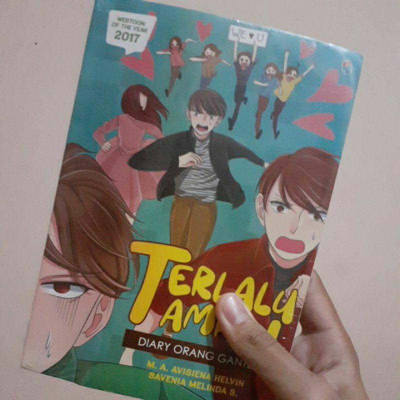 

buku komik terlalu tampan