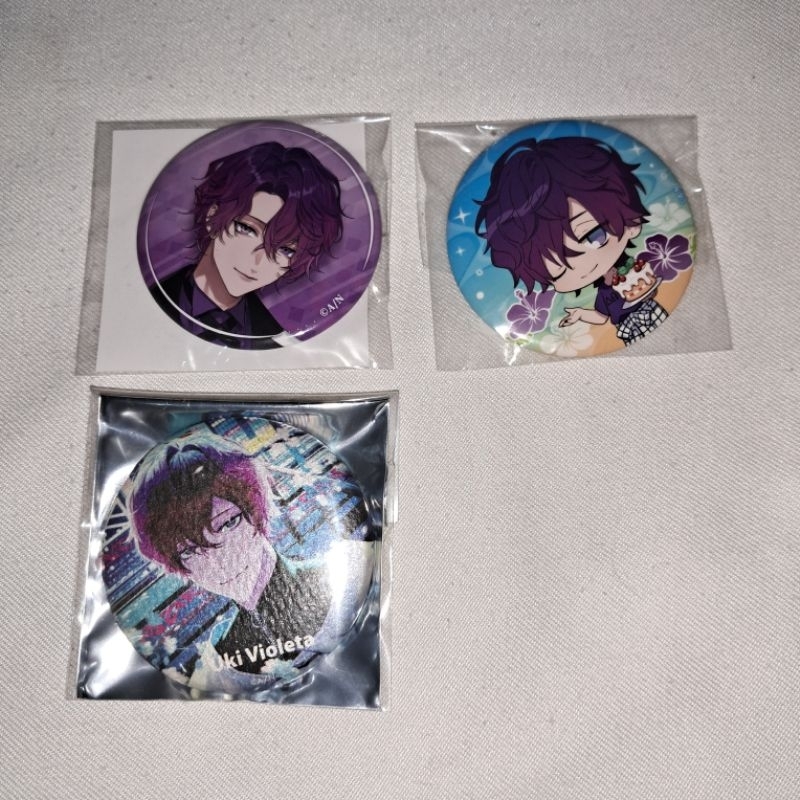 Nijisanji EN Noctyx Uki Violeta Can Badge