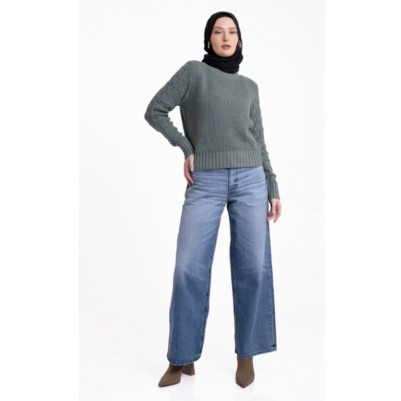 sweater rajut greenlight wanita 73733738