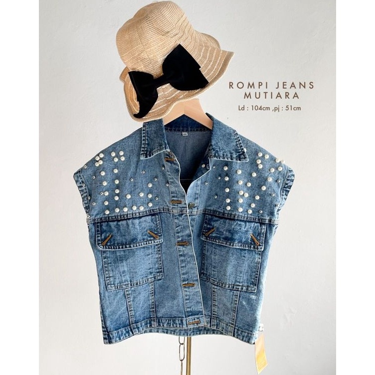 ART E95U MDLV  Rompi Jeans Bulat Mutiara