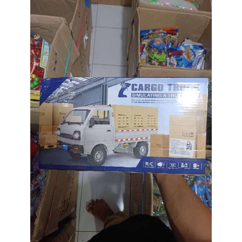 Bagus MOBIL REMOTE CONTROL RC PICK UP BOX TRUCK CARGO SUZUKI CARRY - RC PICK-UP