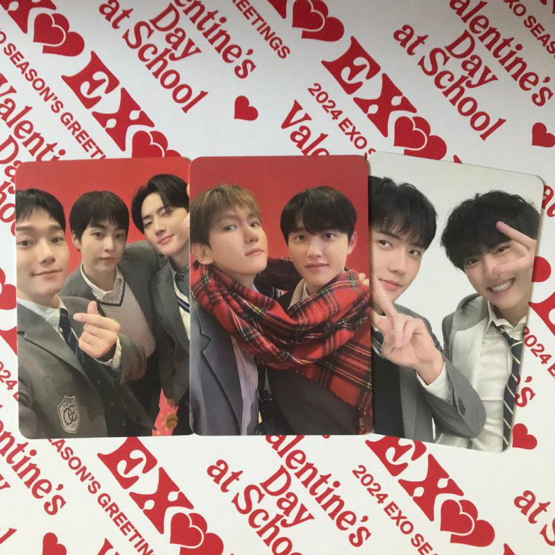 [READY] Official Photocard PC Unit EXO Season’s Greetings 2024 Baeksoo Chanbaek Kim Brothers