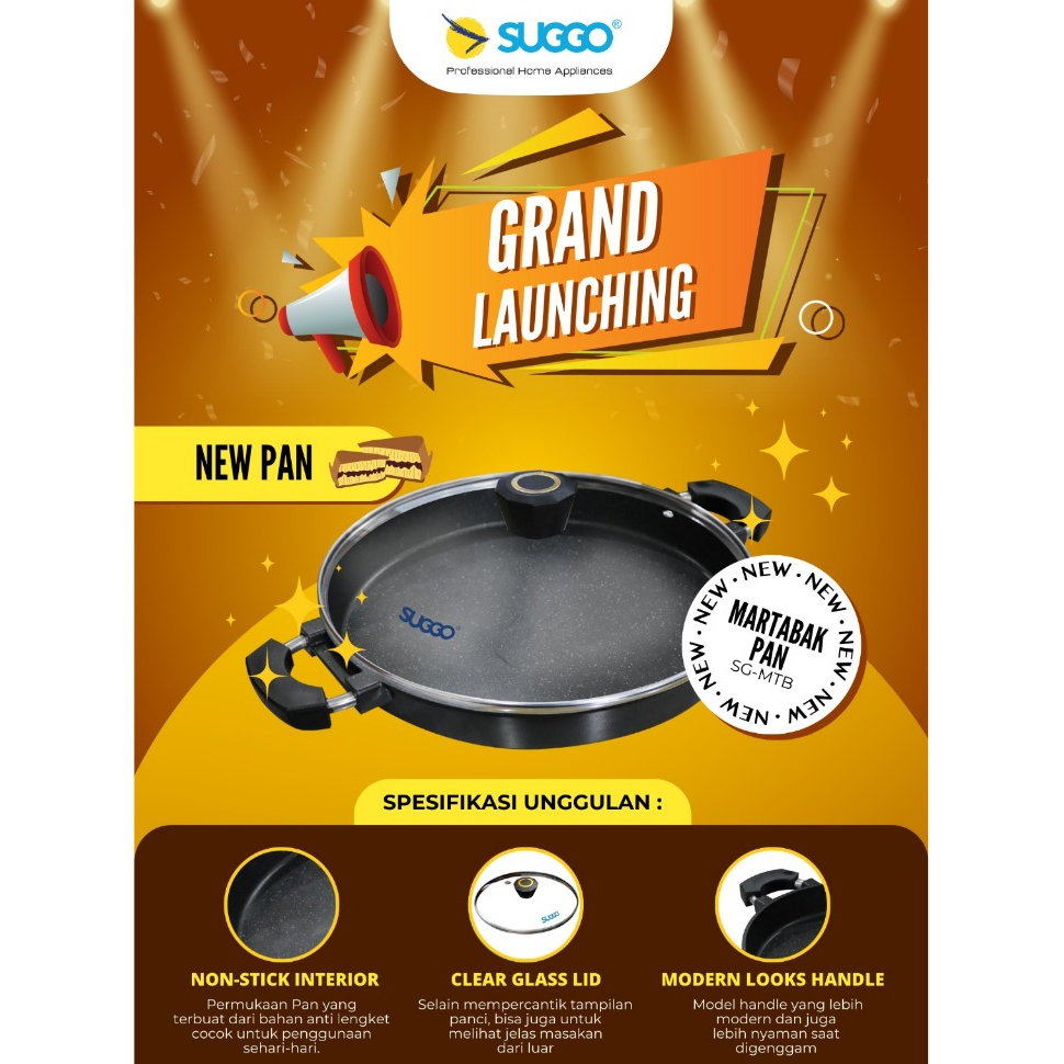 LOYANG MARTABAK // MARTABAK PAN SUGGO 30 CM ANTI LENGKET