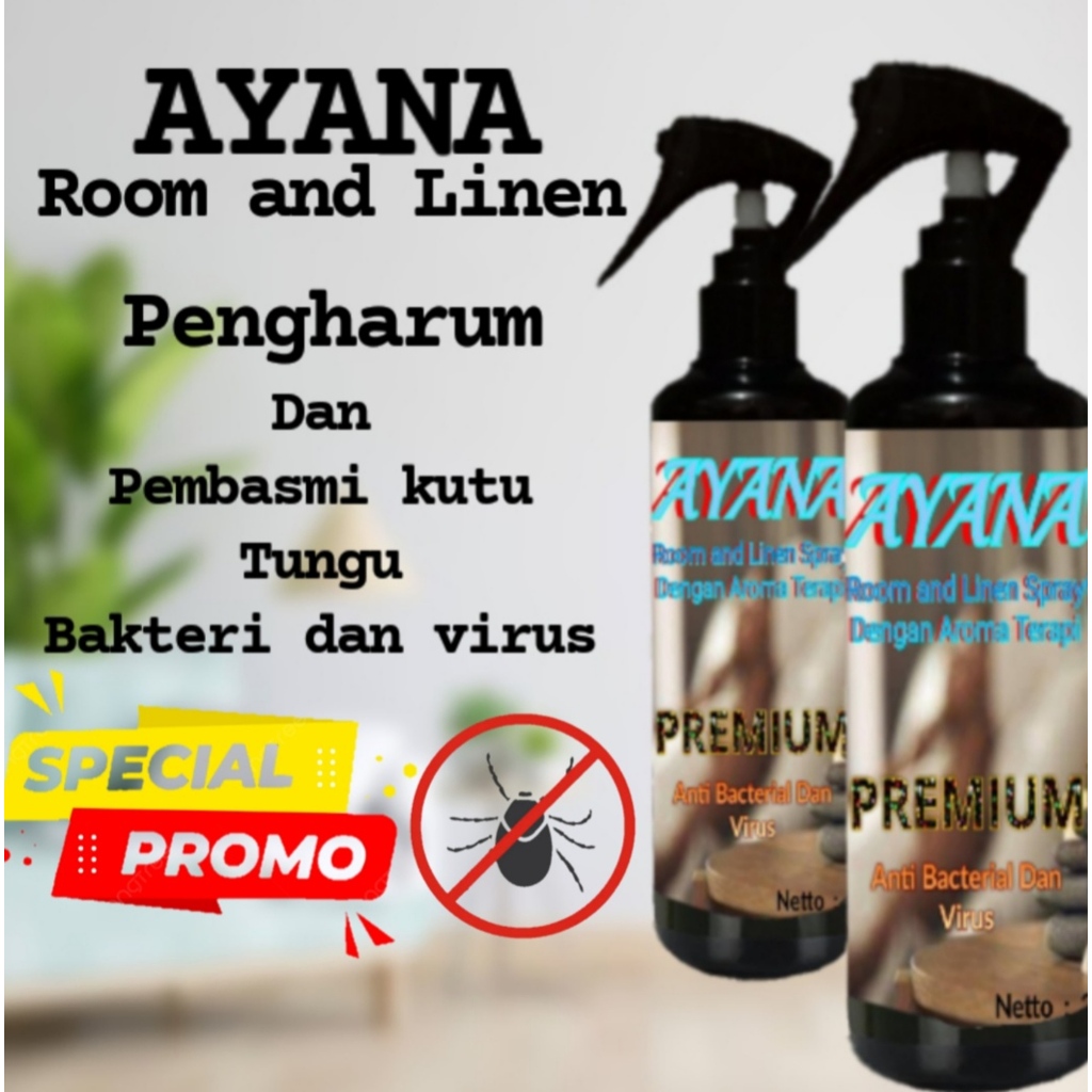 Room and linen spray plus penghilang tungau pengharum ruangan yang multi fungsi