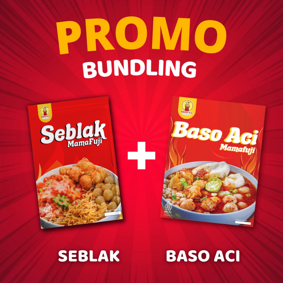 

PSB456 Terbaru Mamafuji PROMO BUNDLING SEBLAK BAKSO ACI