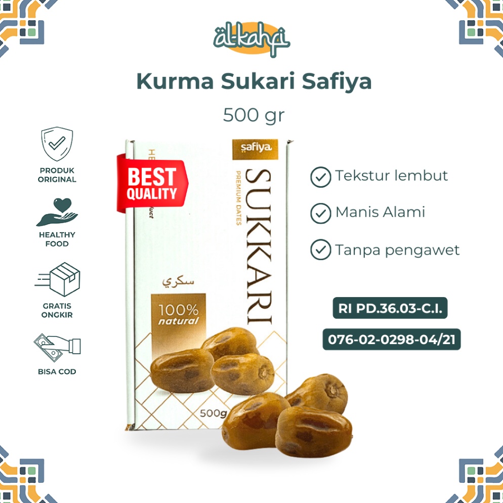 

CUF798 88 Kurma Sukari 5 Gram Kurma Raja Premium Original