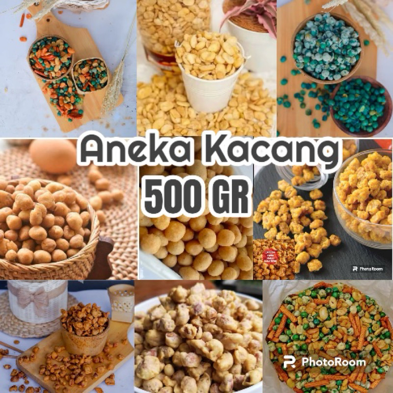 

ANEKA SNACK KACANG (500 GR) KACANG KORO / BANDUNG / POLONG / UMPET / ATOM TELOR