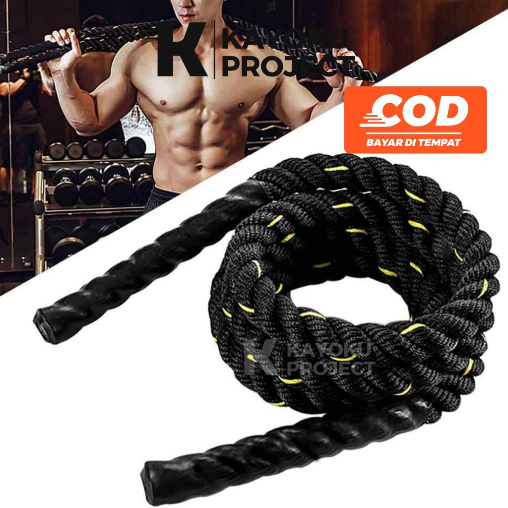 Tali Skipping Jump Rope Heavy Power Training / Jump Rope 1kg / Skipping Berat
