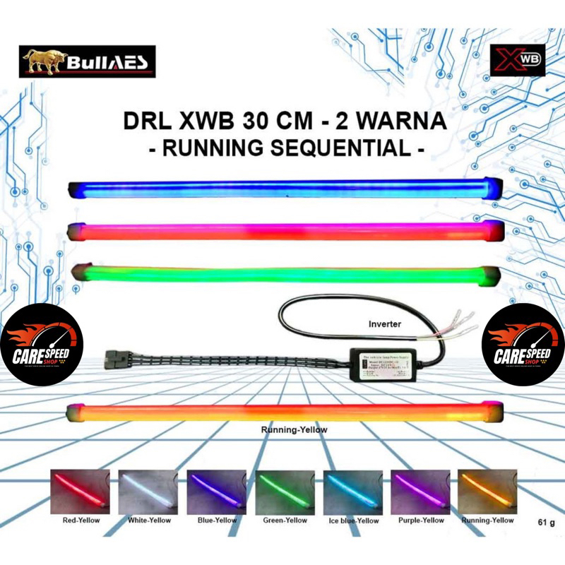 DRL FLEKSIBEL XWB 30 CM 2 MODE RUNNING SEIN FLOW RUNNING V2487