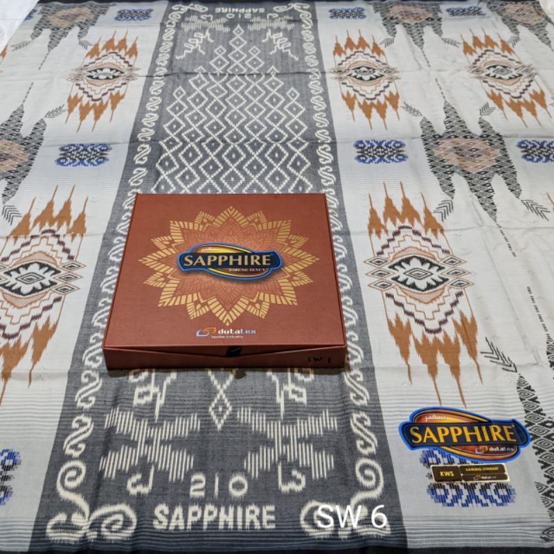 Sarung Sapphire Kws Kawung Songket