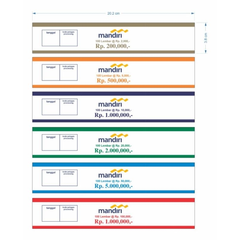

Ban Uang Bank Mandiri 3 warna