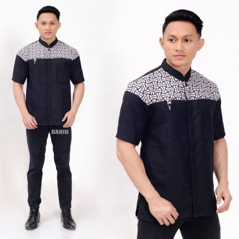 NAKULA - KOKO KEMEJA BAJU KURTA QURTA BATIK POLOS  S M L XL XXL JUMBO KATUN PREMIUM PRIA LAKI LAKI D