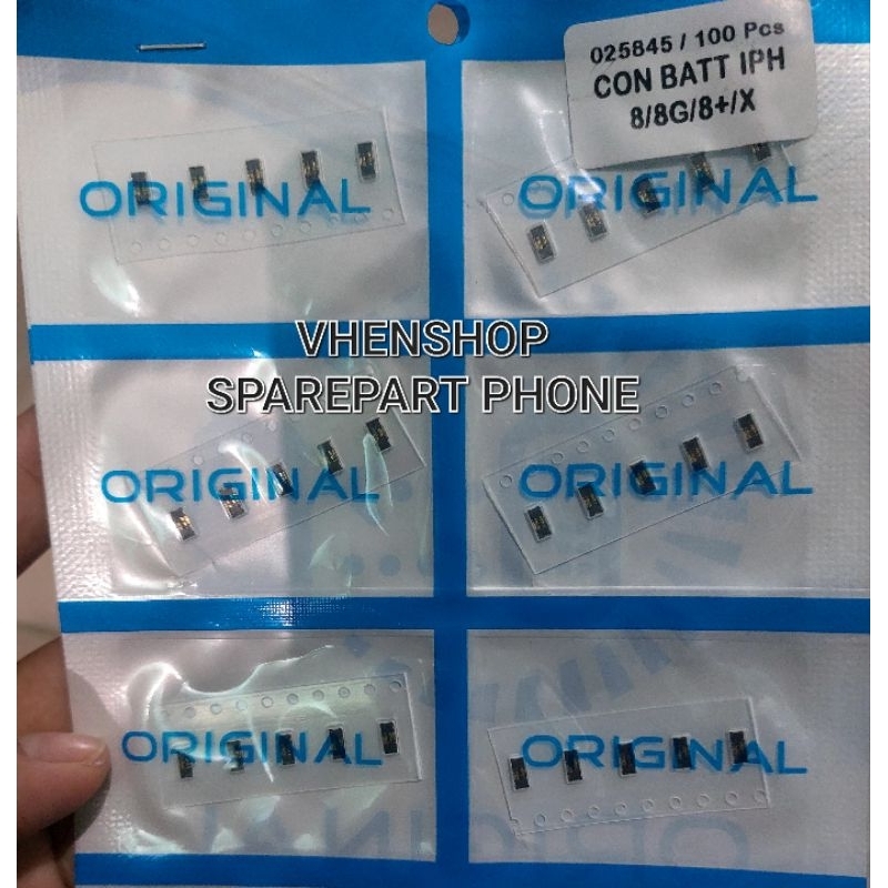 CONNNECTOR BATERAI KONEKTOR BATRE CON BATT IPHONE 8 PLUS / IP 8+ ORIGINAL DI MESIN