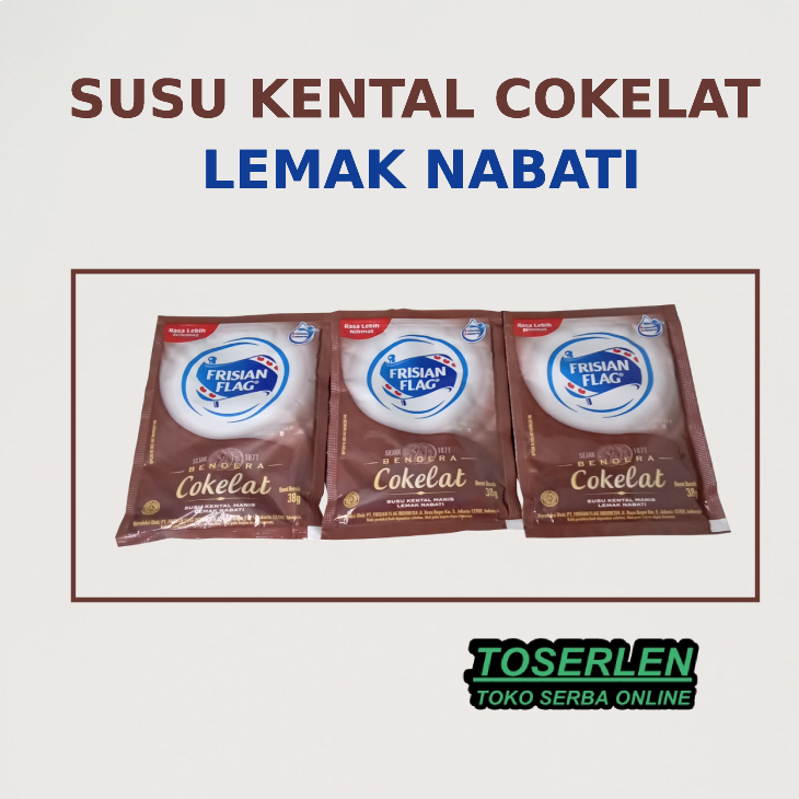 

(3 Sachet) Susu Cokelat Cair Bendera Setara 1 Gelas/ Susu Kental Manis Frisian Flag Lemak Nabati | Tangerang