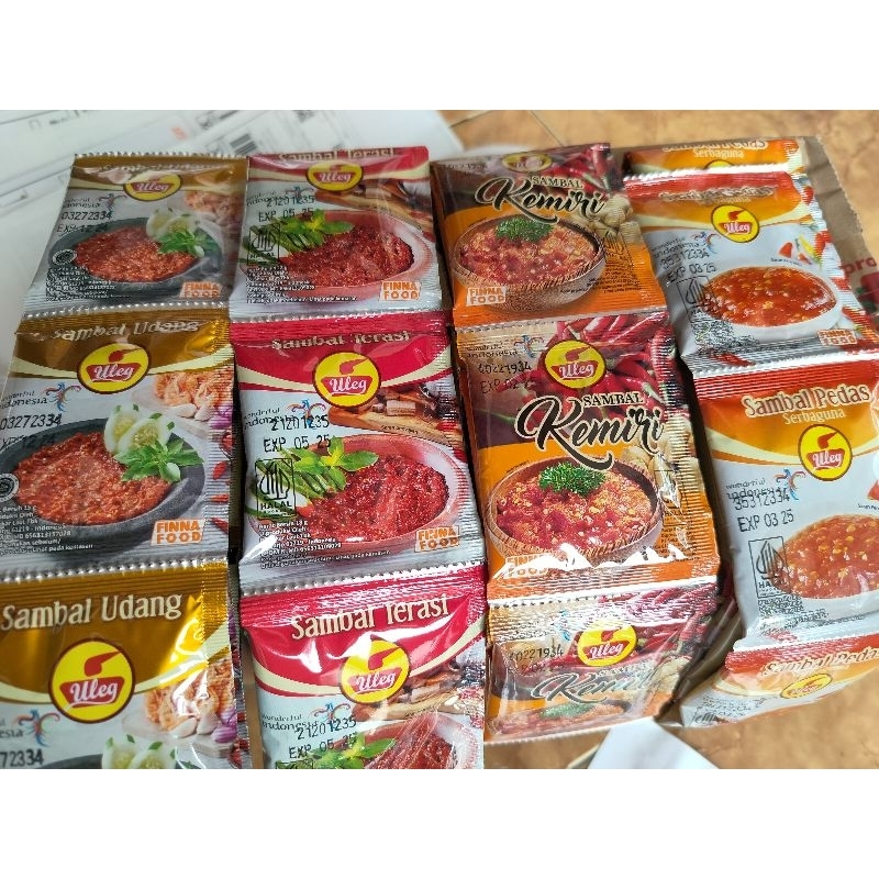 

Sambal Terasi Uleg 10 sachet