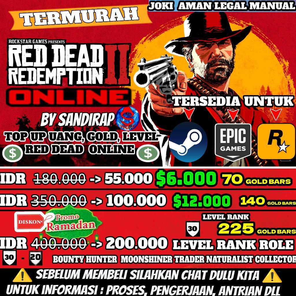 Red Dead Redemption 2 | UANG RED DEAD ONLINE PC