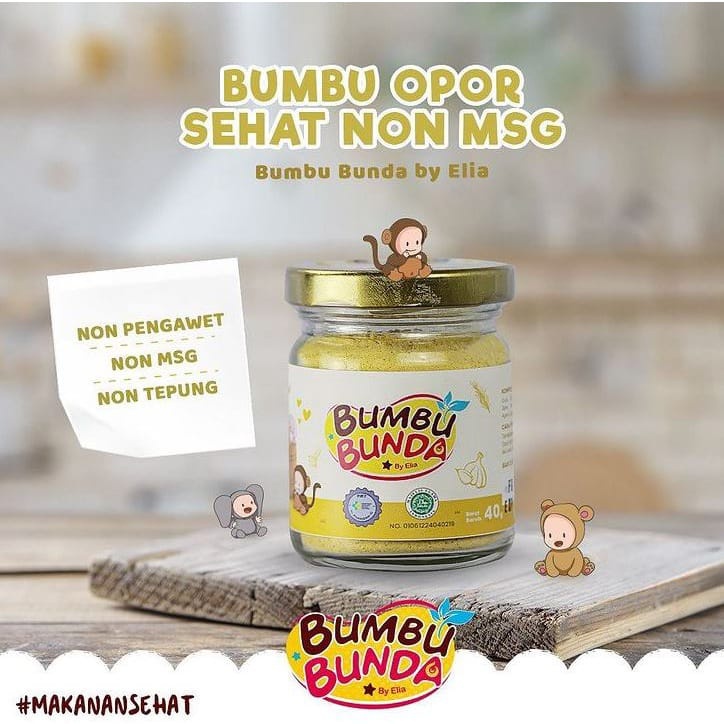 

Bumbu Bunda Bumbu Sehat Non MSG 50g / Bumbu Khusus Bayi / MPASI