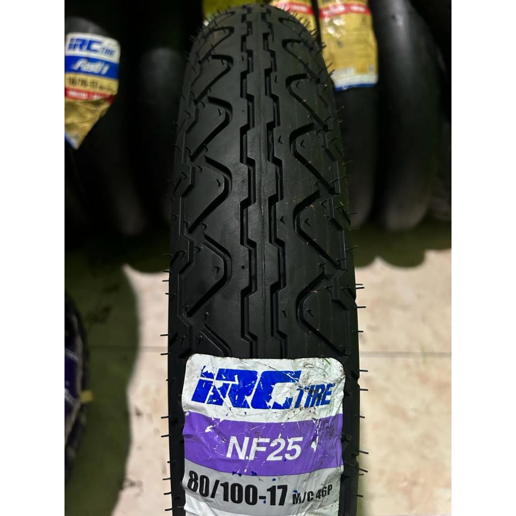 BAN LUAR IRC NF25 80/100-17 VERZA DEPAN NON TUBLES