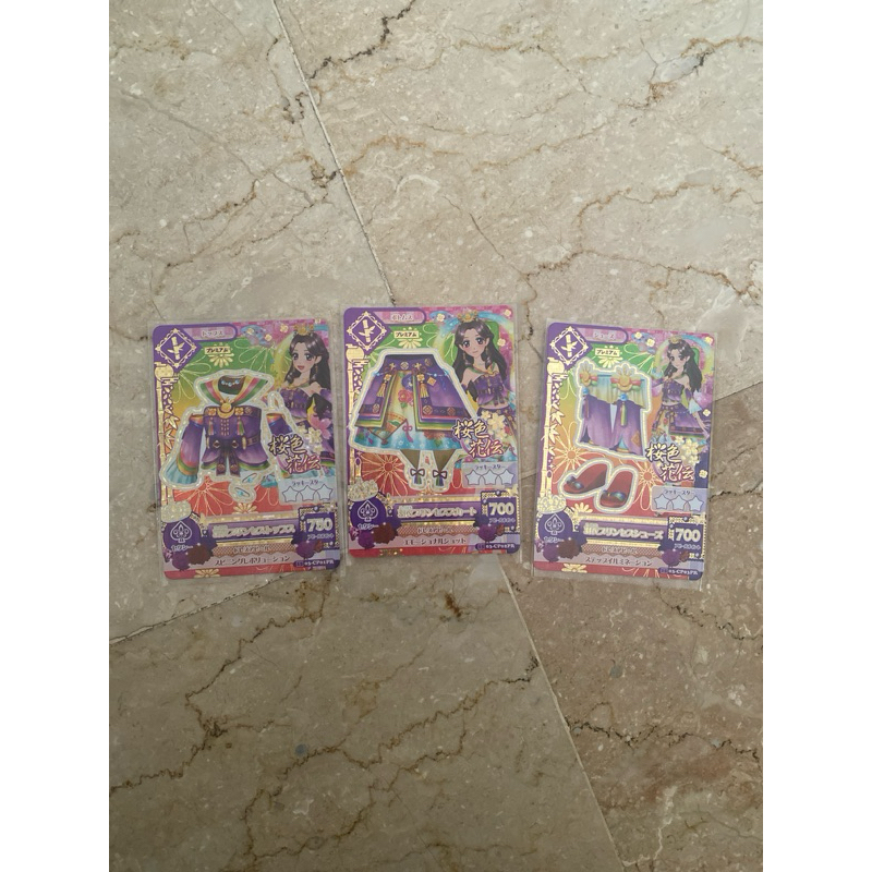 Aikatsu Japan Jepang Campaign Premium Rare Sakurairo Kaden Hagoromo Princess Skirt Shoes Miyabi