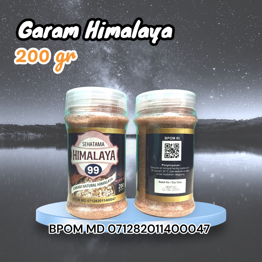 

Garam Himalaya / Himalayan Pink Salt Asli 200 gram