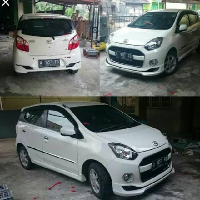 Bodykit Ayla - Daihatsu Ayla BODYKIT ayla elegant BELAKANG + LAMPU REFLEKTOR