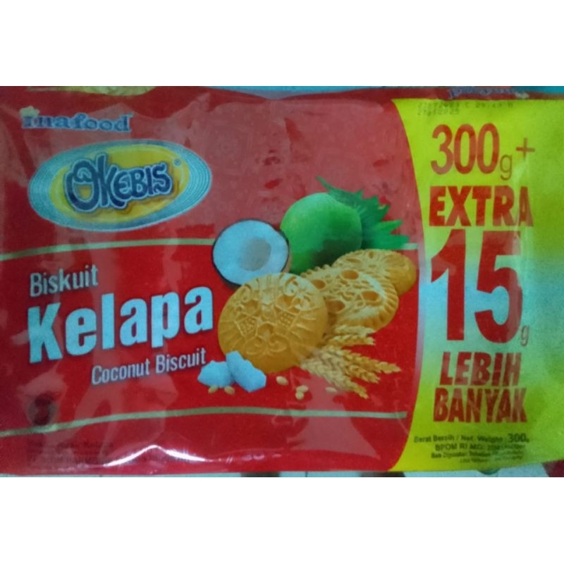 

Okebis Biskuit Kelapa 300g + Extra 15g