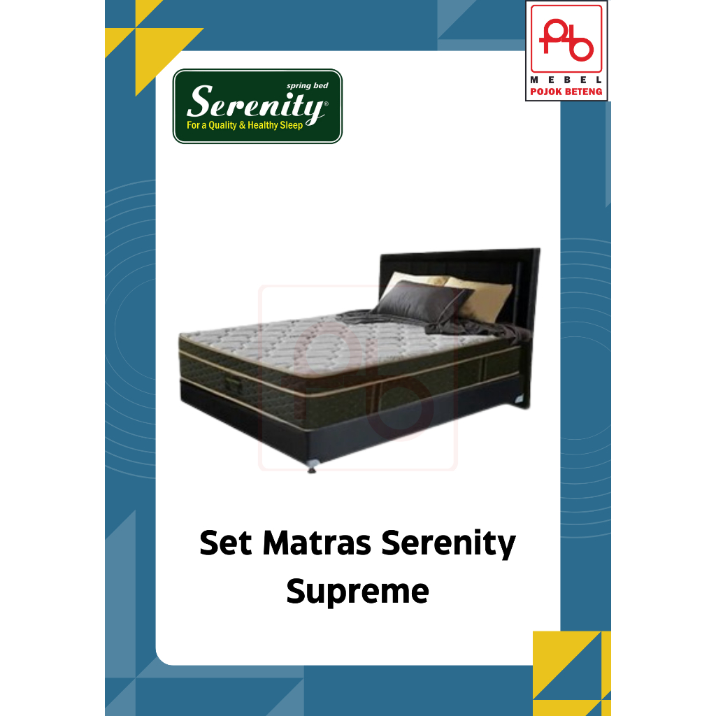 SET Springbed Elite Serenity Supreme DENGAN DIPAN DAN HB VIOLA 90 100 120 140 160 180 200 Jogja