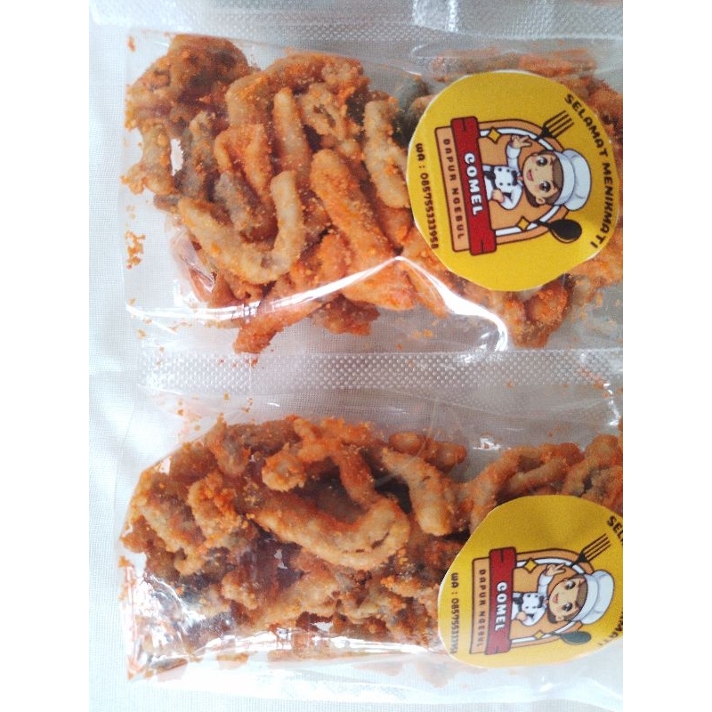 

Kripik Usus Crispy Rasa Keju 100gr