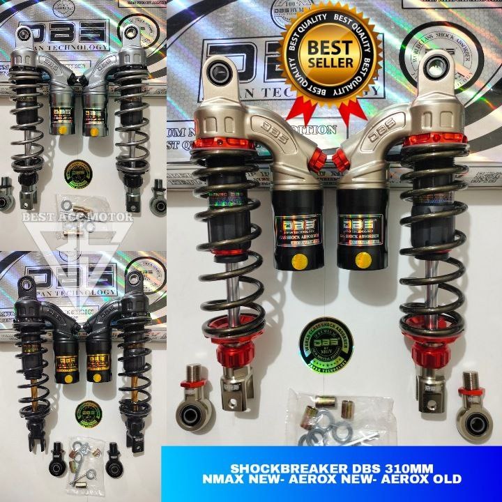Shock DBS 310mm NMax New Aerox Old New VIN Series 729 Shockbreaker DBS TABUNG GAS SHOCK AEROX155 NMa