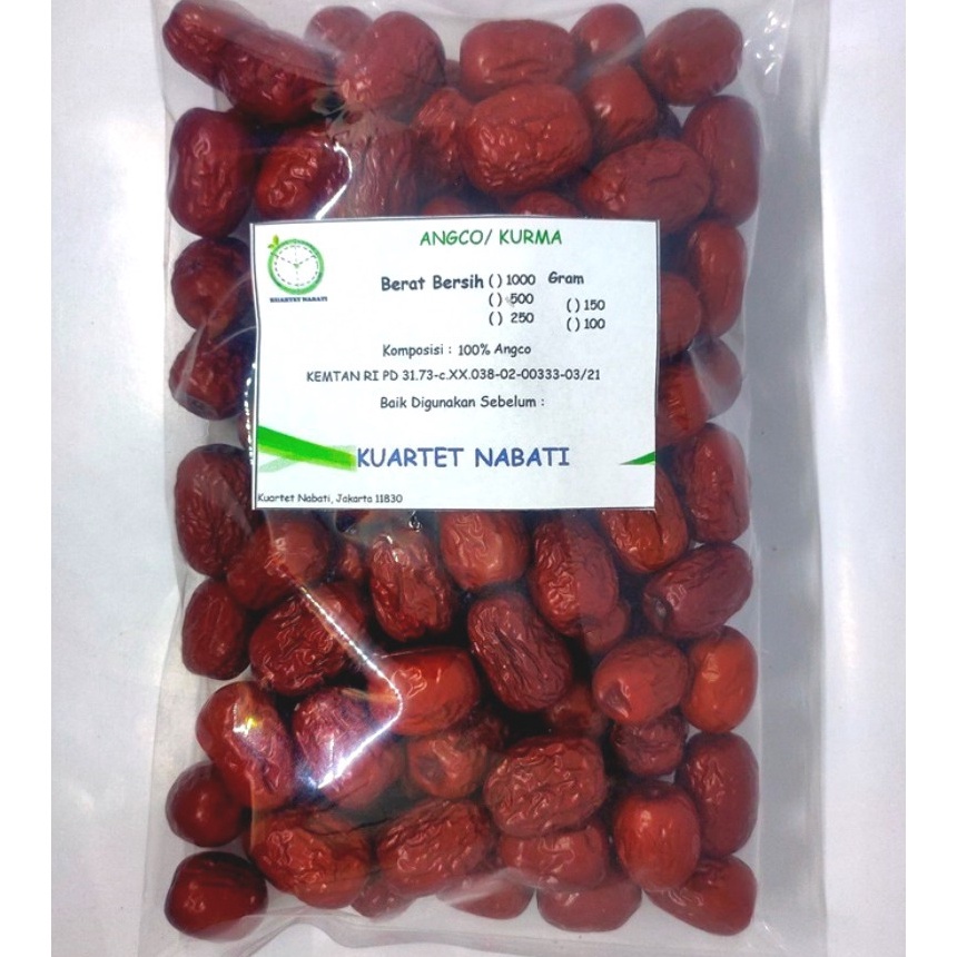 

DMM277 Terlaku 5gr Angco Hong Zao Red Dried Dates Premium Dengan Varian Ukuran Jumbo Besar Sedang Kecil