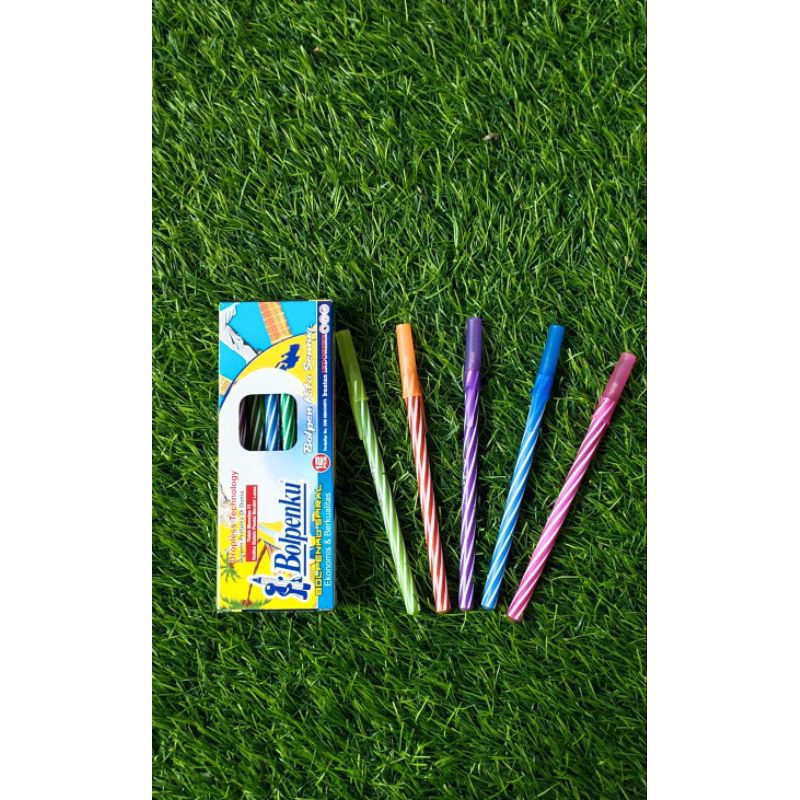 

KF || Pulpen Spiral warna Bolpenku 1 Lusin - PERPACK