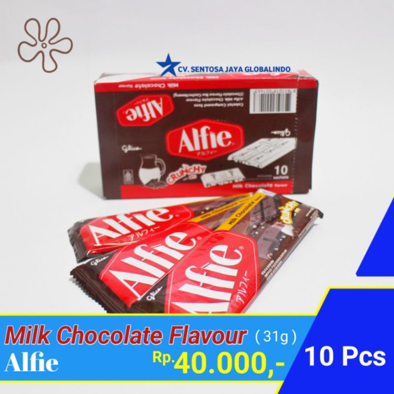 

Alfie Milk Chocolate Flavour 31g × 10pcs