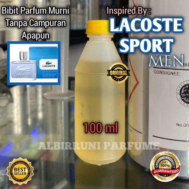 BIBIT PARFUM LACOSTE SPORT MEN 100ML MURNI ASLI DARI PABRIK