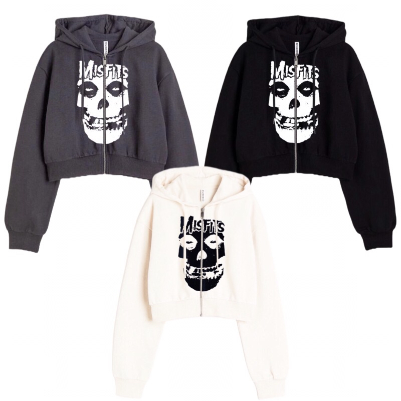 Zipper Crop Jacket HnM Misfits