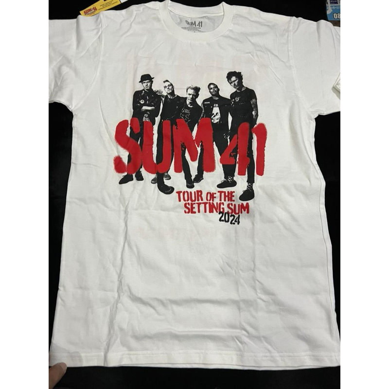 [ORI] kaos T-Shirt Band Sum 41 - Indonesia Tour Official Merchandise Kaos Pria