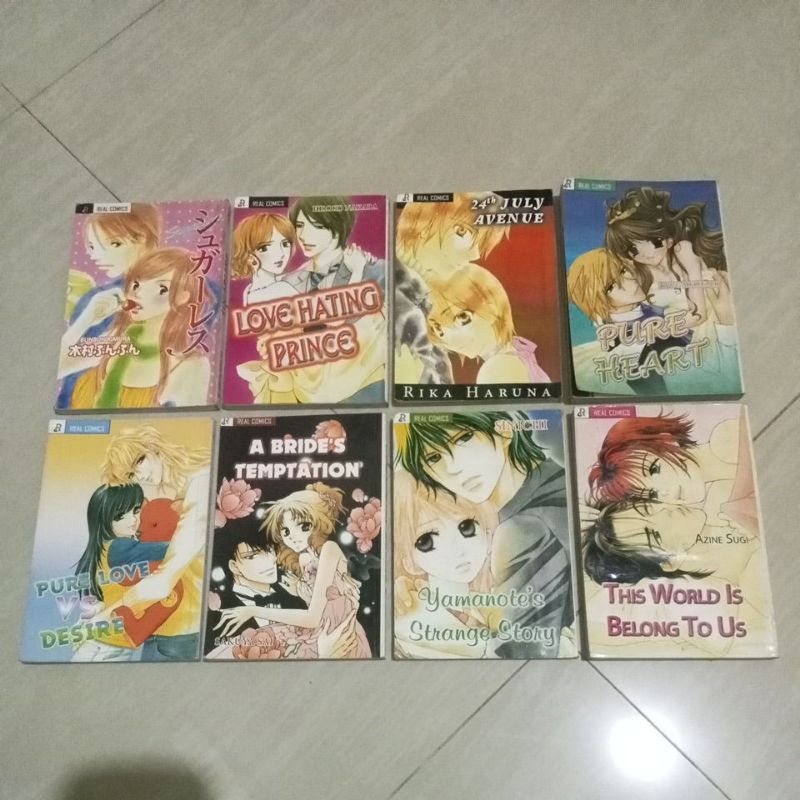 8 KOMIK ORI REAL COMICS PENERBIT CV REAL MEDIA INDONESIA