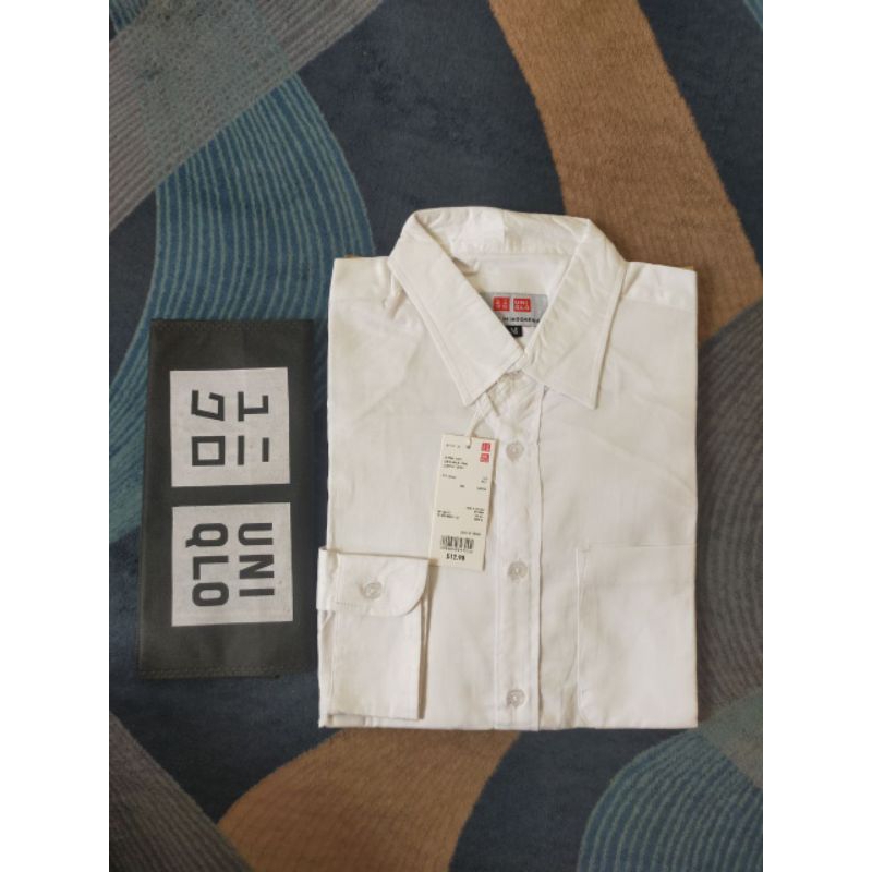 kemeja lengan panjang UNIQLO/kemeja lengan UNIQLO terbaru/kemeja lengan panjang UNIQLO kekinian/keme