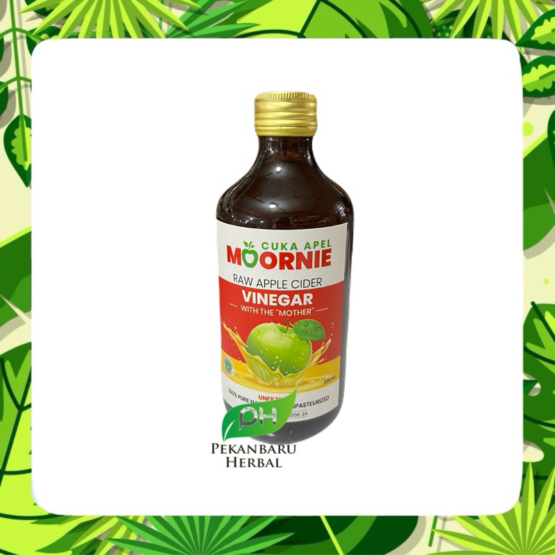 

Cuka Apel MOORNIE 350 gr With the Mother Apple Vinegar Untuk Kesehatan DIET ALAMI